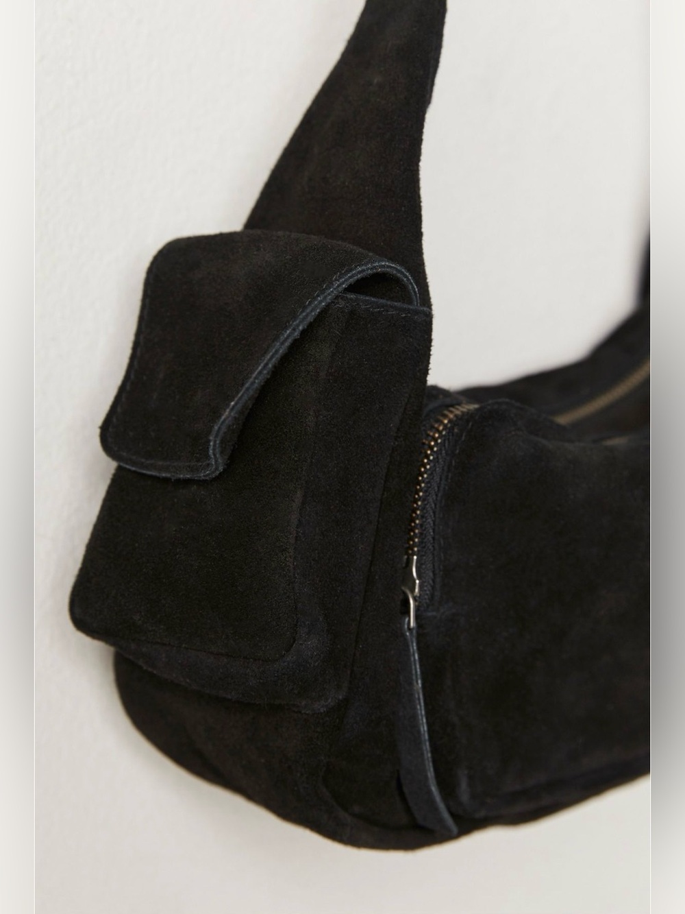 NWT Free People ‘Siren’ Suede Shoulder Bag - Picture 3 of 7